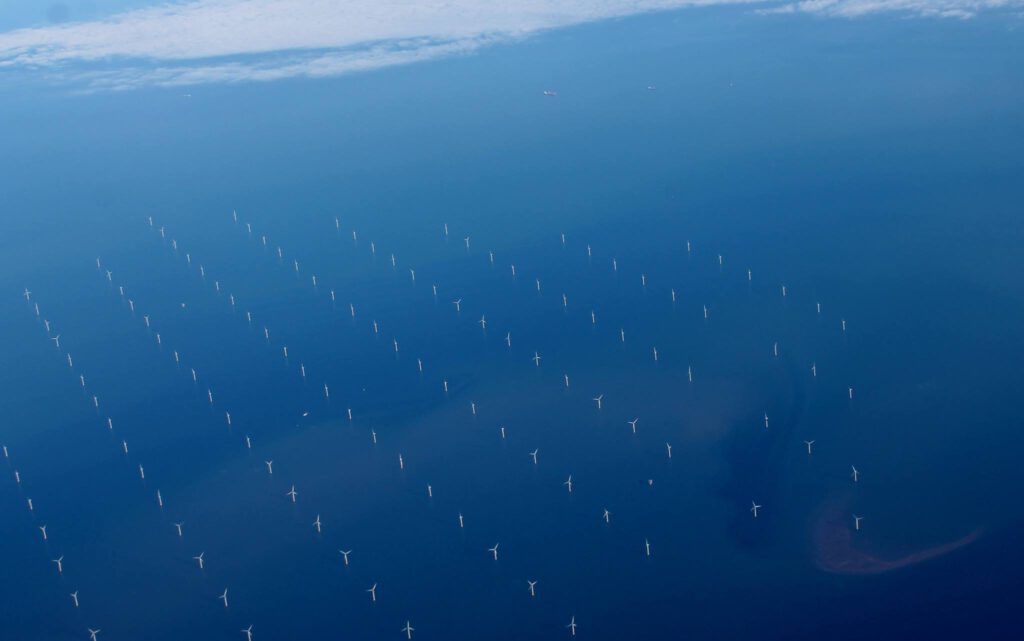 windfarm skyview